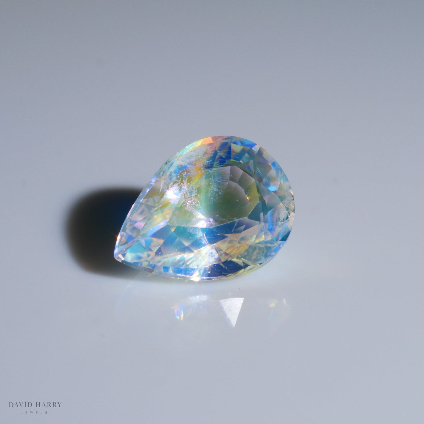 2.89ct Madagascan Rainbow Moonstone pear