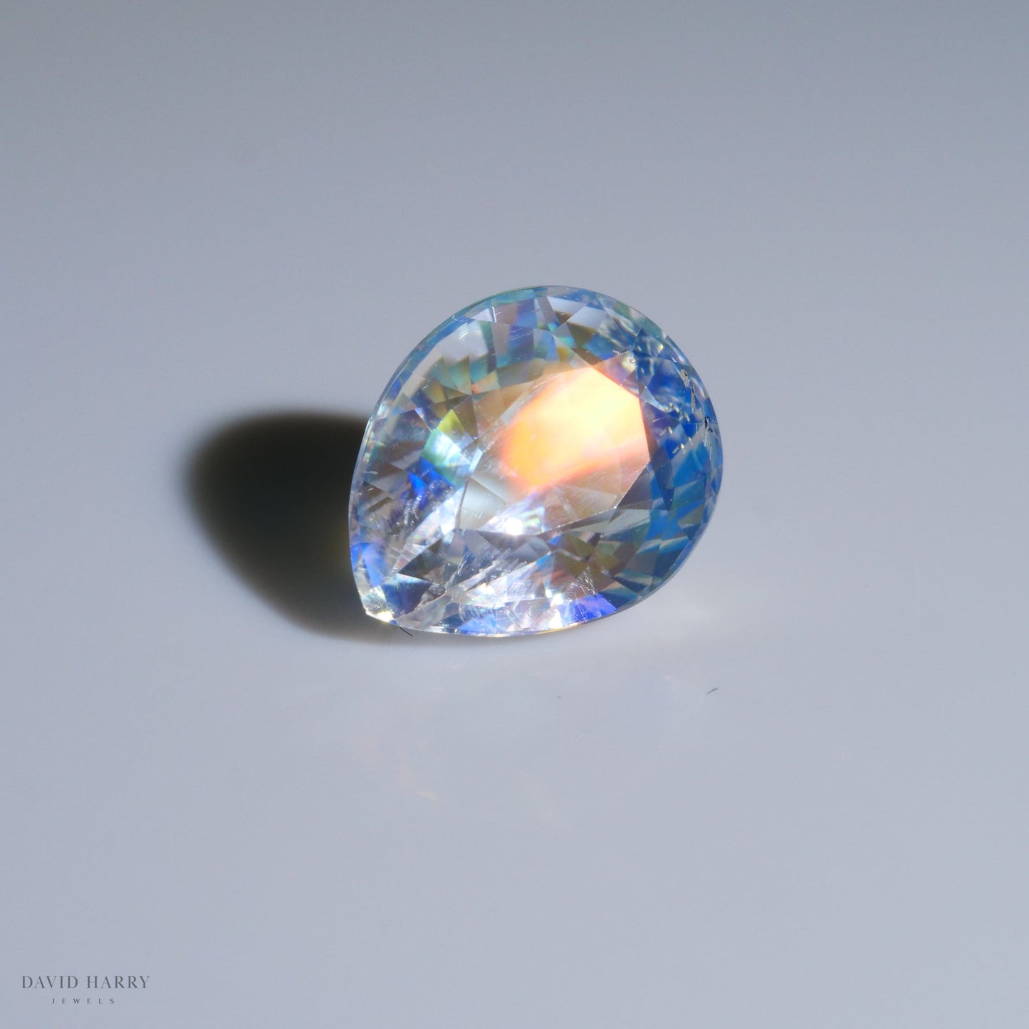 2.09ct Madagascan Rainbow Moonstone pear