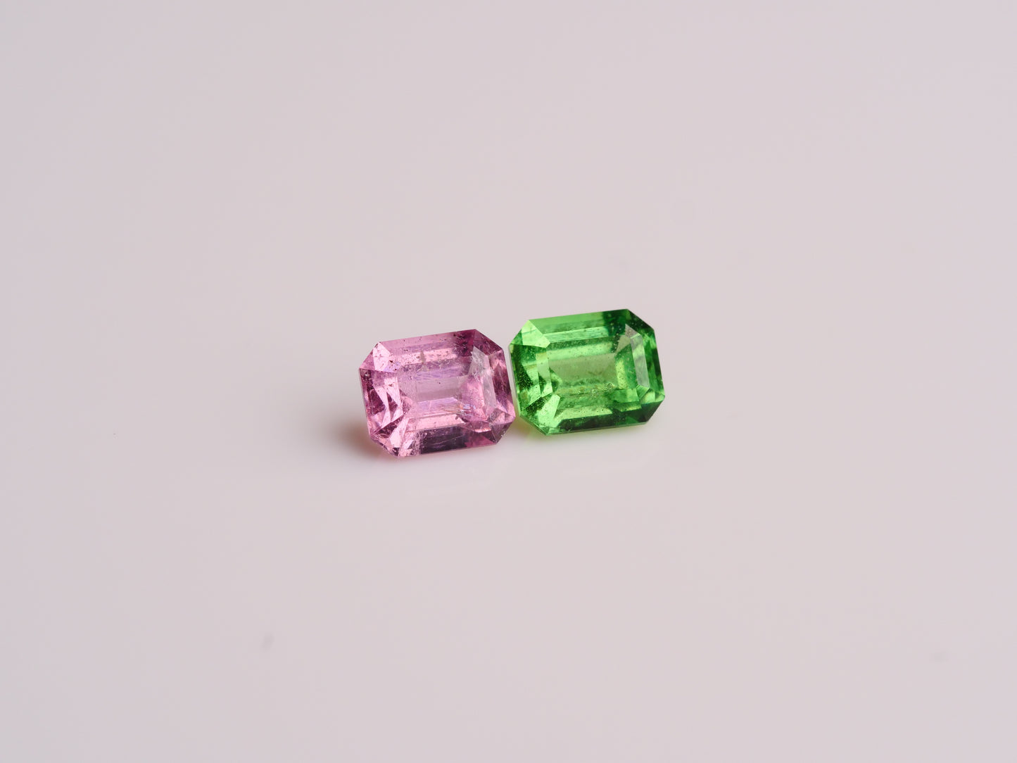 1ct Tsavorite Garnet and Tajik Spinel Pair