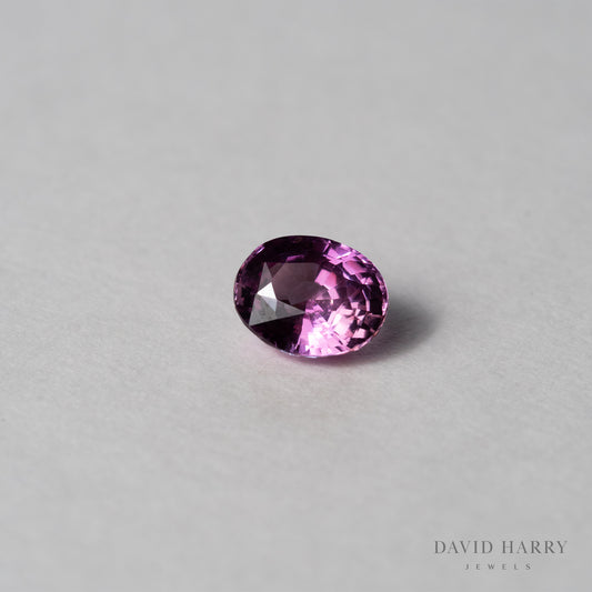Certified No heat 1.07ct Purple Sapphire