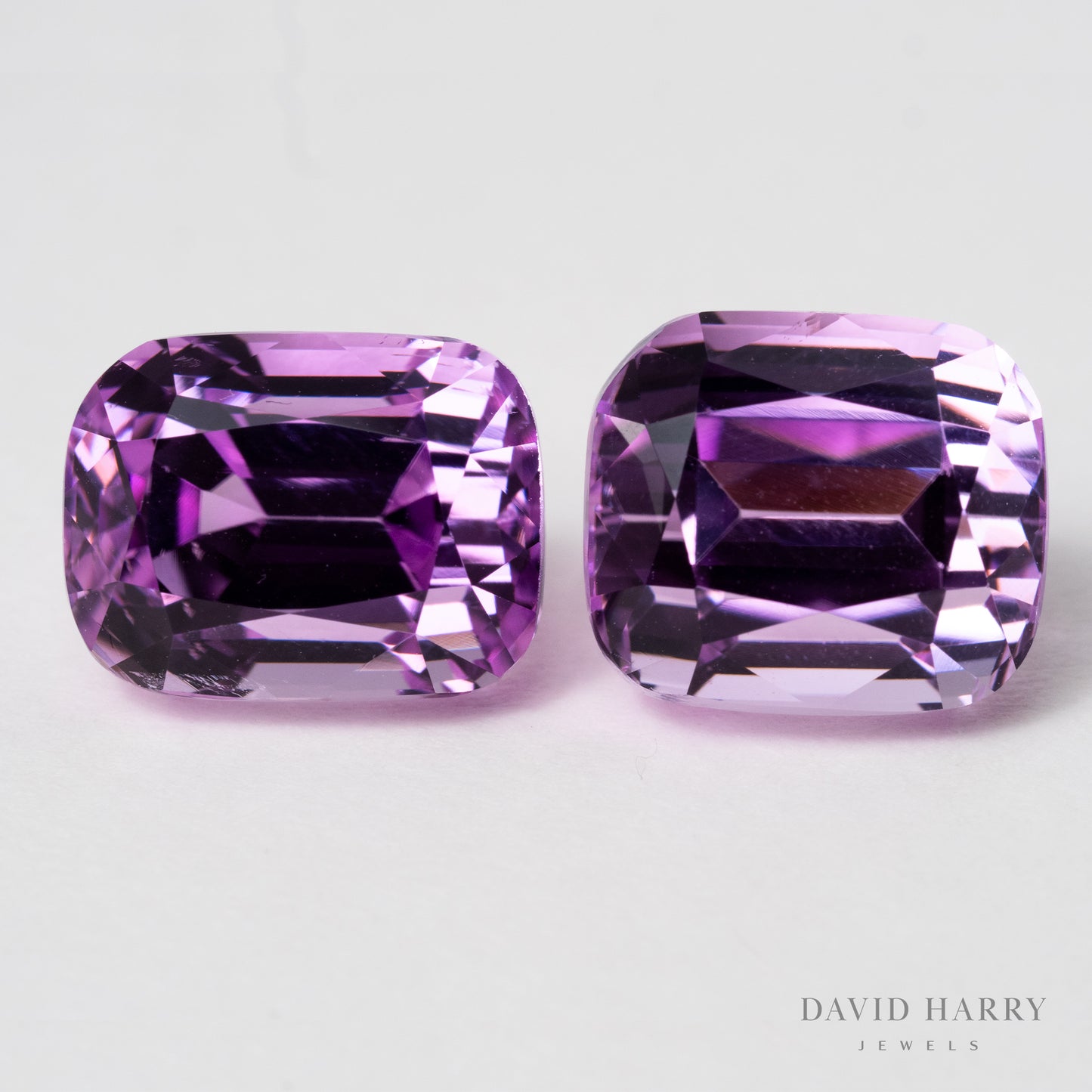 17.7ct Petroke Kunzite Pair