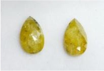 1.95ct Yellow Diamond Pair