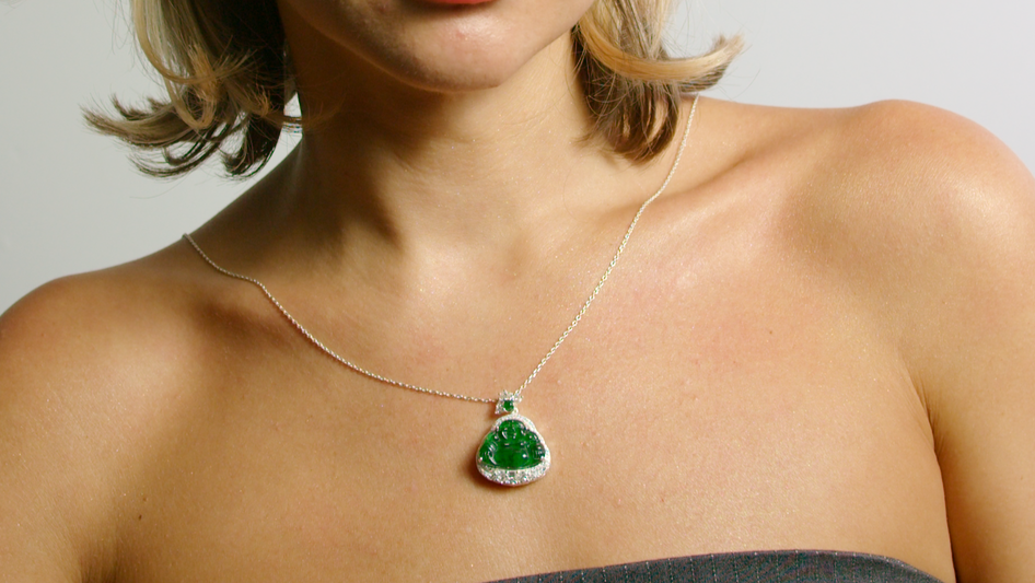 Type A Imperial Jadeite Buddha