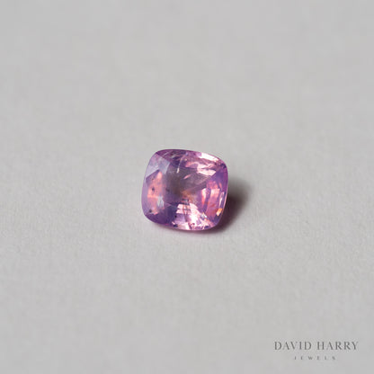 Certified No heat 1.03ct Kashmir Padparadscha Sapphire