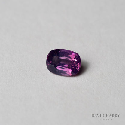 Certified No heat 1.52ct Kashmir Purple Sapphire