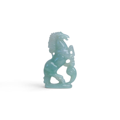DGDN38 Type A Burmese Jadeite Horse Objet 59ct