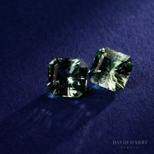 2.5ct Pair Pamir Mint Green Tourmaline