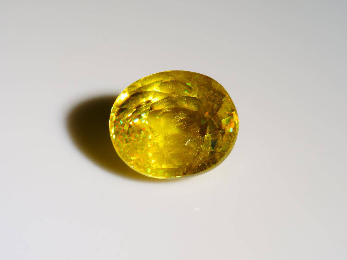 Ambilobe Sphene 4.57ct Oval Fancy Cut