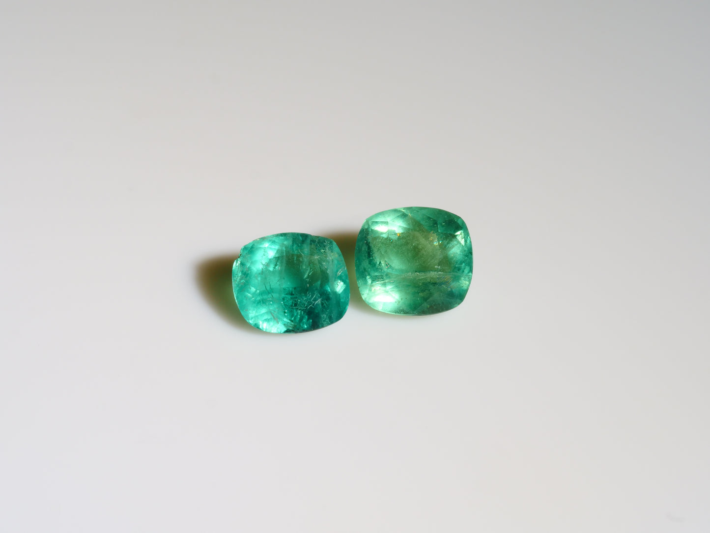 0.85ct Green Hauyne Pair
