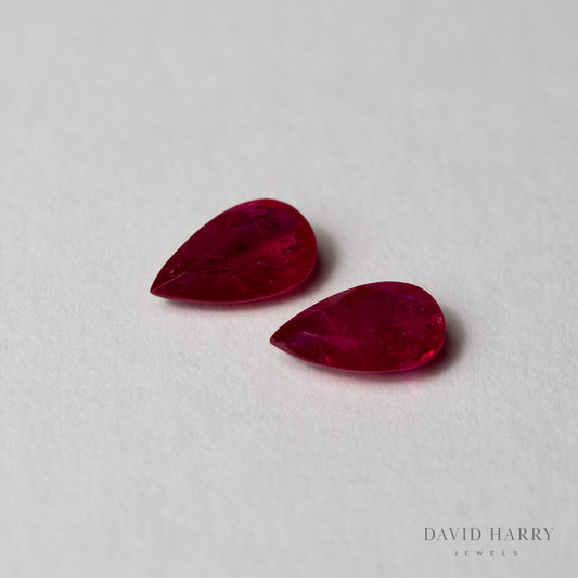 2.74 Mozambique Ruby Pair