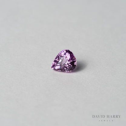 Certified No heat 1.03ct Purple Sapphire