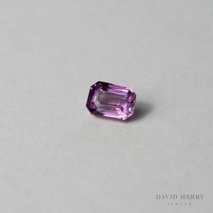 Certified No heat 1.11ct Purple Sapphire