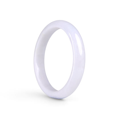 Type A White Jadeite Bangle