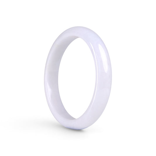 Type A White Jadeite Bangle