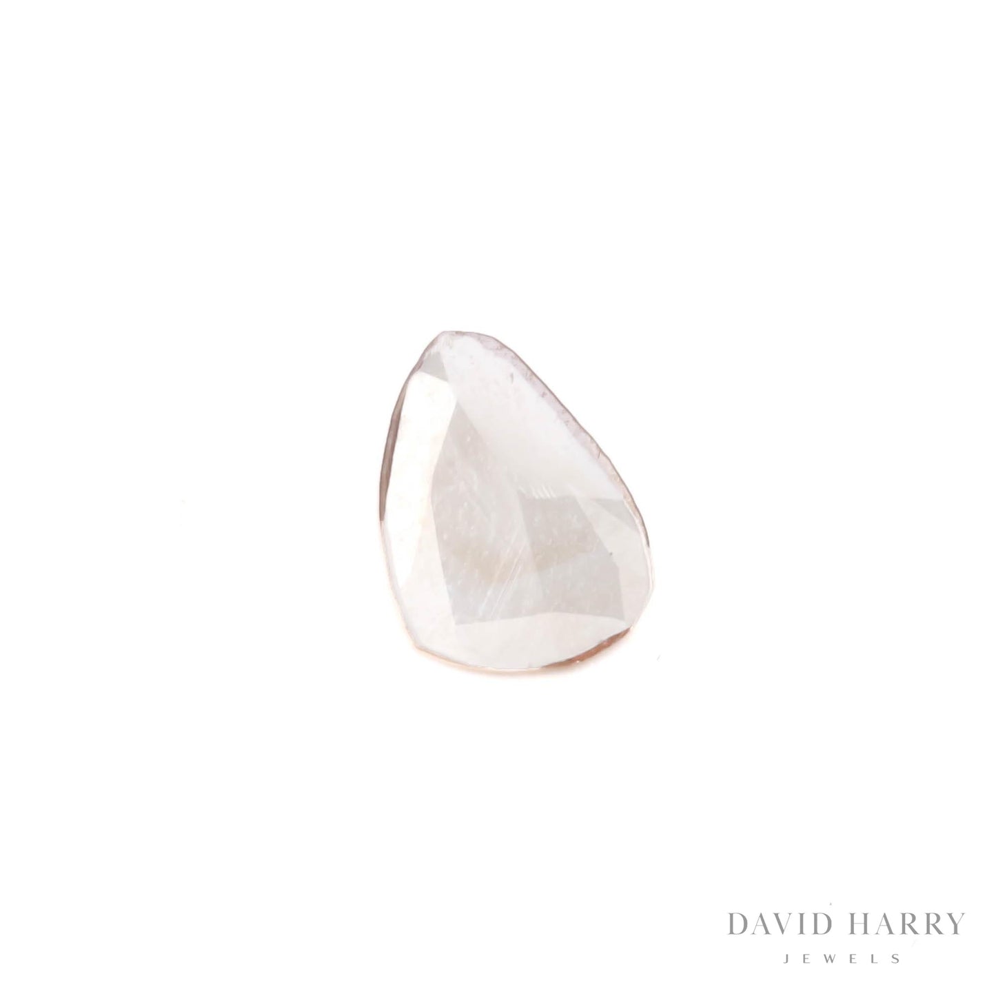 Syndicate-grade Polki Diamond - pear c. 7mm (approx weight 0.6ct)