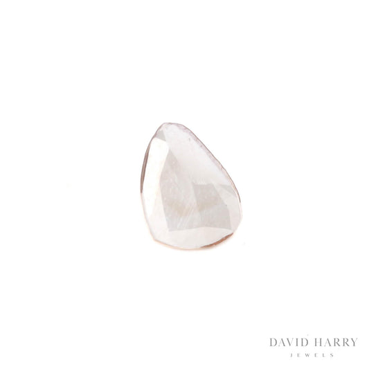 Syndicate-grade Polki Diamond - pear c. 7mm (approx weight 0.6ct)