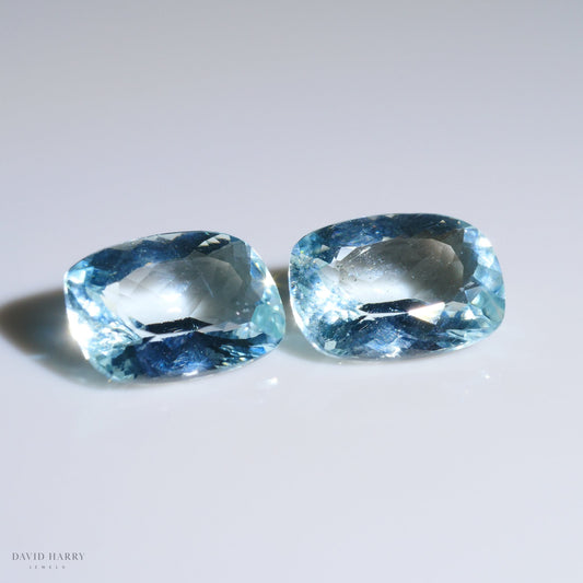 5.29ct Aquamarine Pair