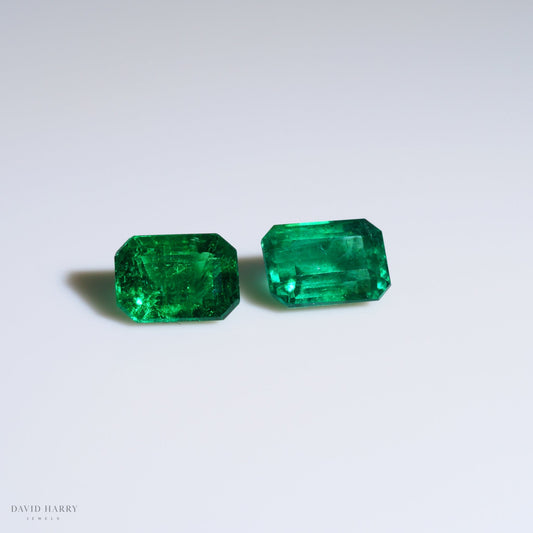 2.23ct Zambian Emerald Pair