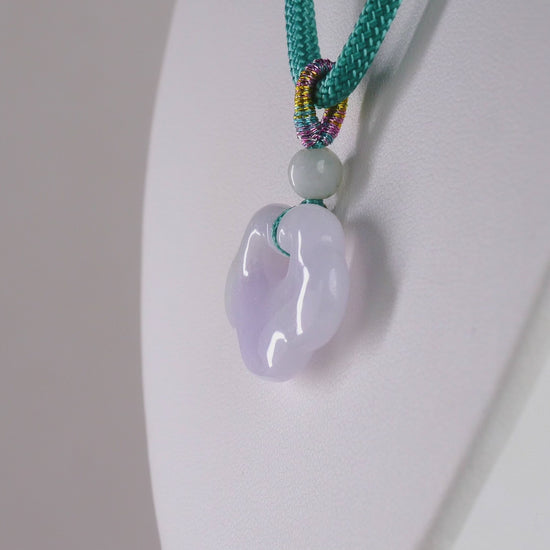 DHJ Lavender Jadeite Cloud Necklace