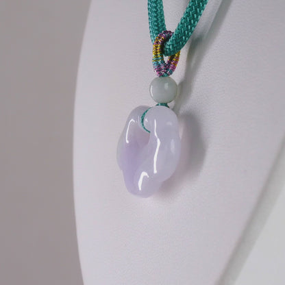 DHJ Lavender Jadeite Cloud Necklace