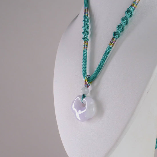 DHJ Lavender Jadeite Cloud Necklace
