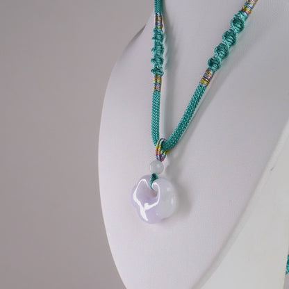 DHJ Lavender Jadeite Cloud Necklace